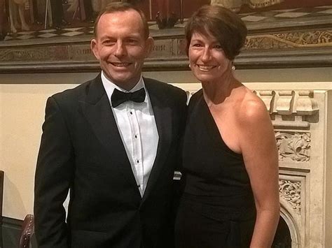 is margie abbott in london with tony